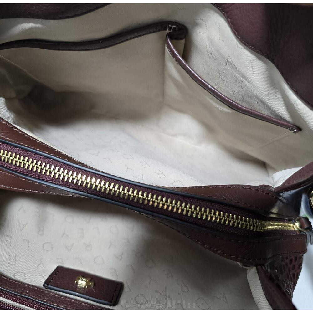 Radley London Baylis Road Medium Multiway Grab Bag Brown Leather/ Embossed Croc - Picture 8 of 11